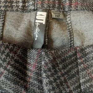 NWT KUT from the Kloth Plaid Trousers